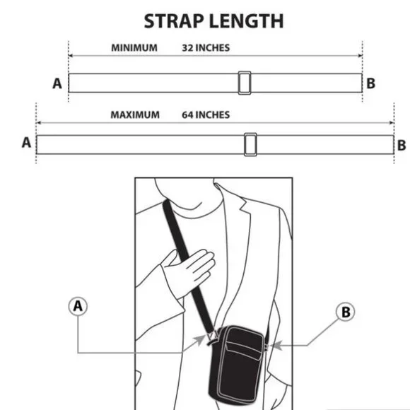 NWT Buckle-Down Women's Crossbody - Beetlejuice Suit Stripes Black White - Picture 5 of 12